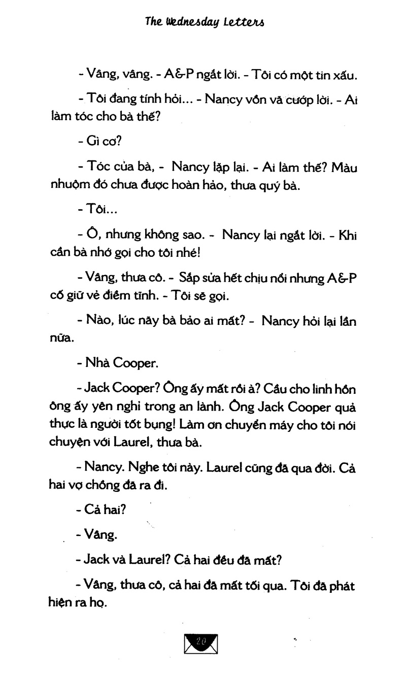 những lá thư ngày thứ tư - tái bản