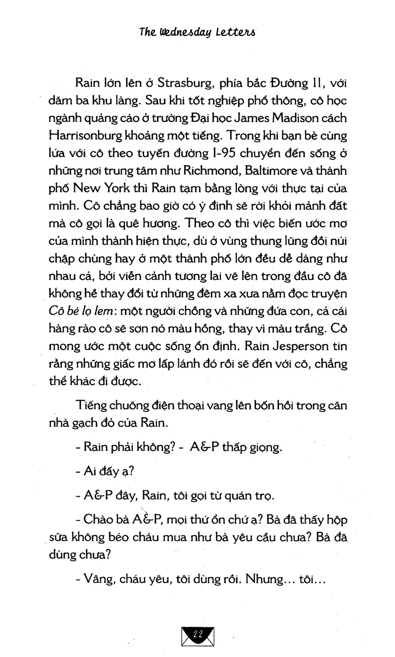 những lá thư ngày thứ tư - tái bản