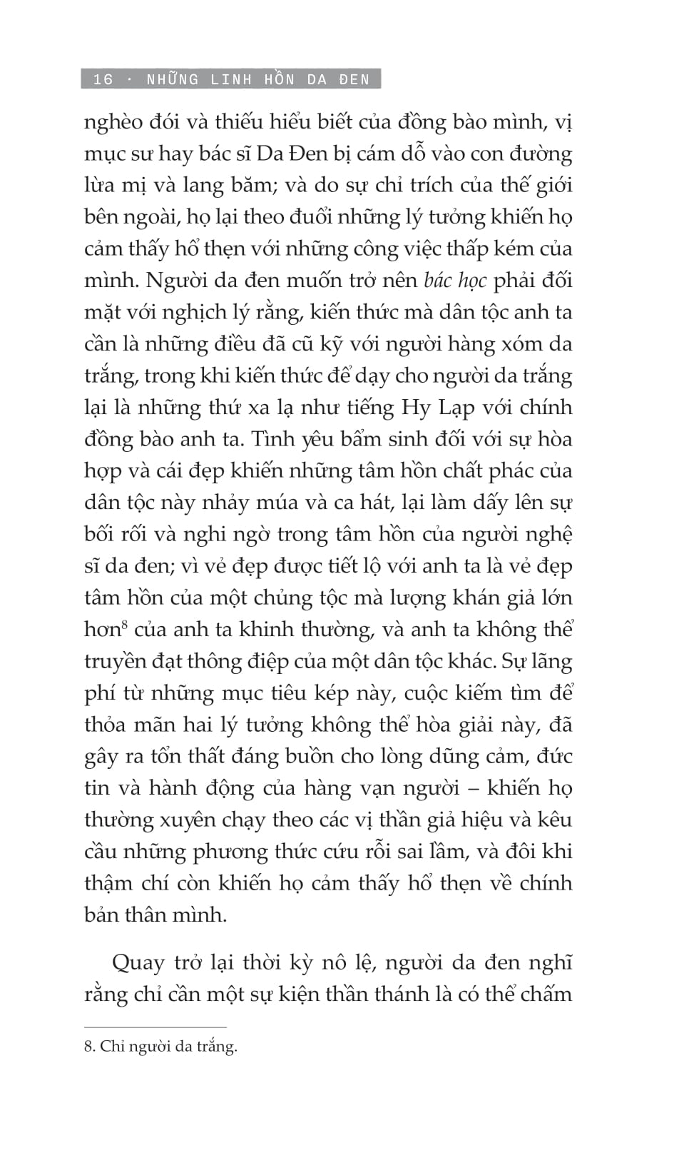 Những Linh Hồn Da Đen