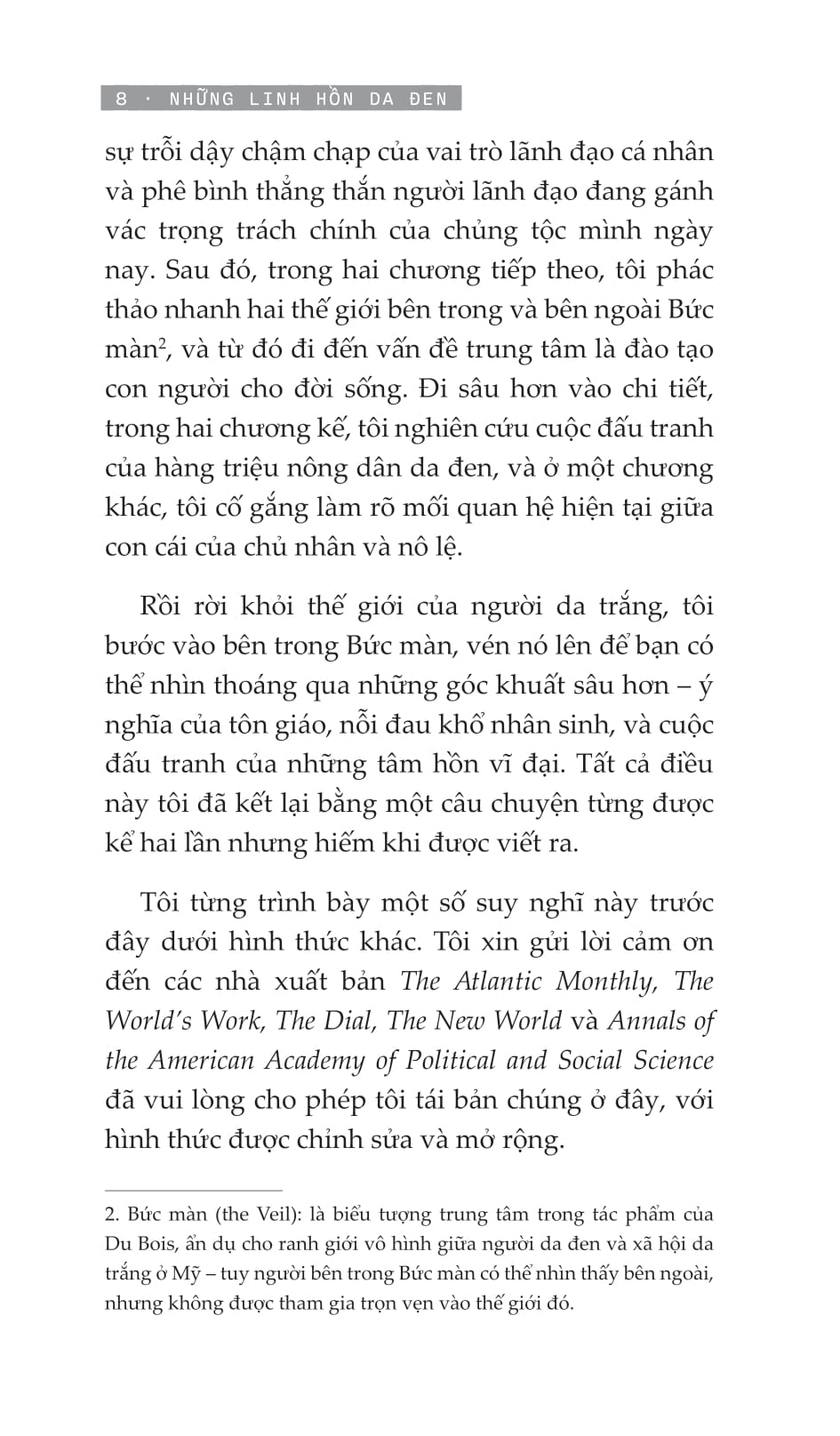 Những Linh Hồn Da Đen