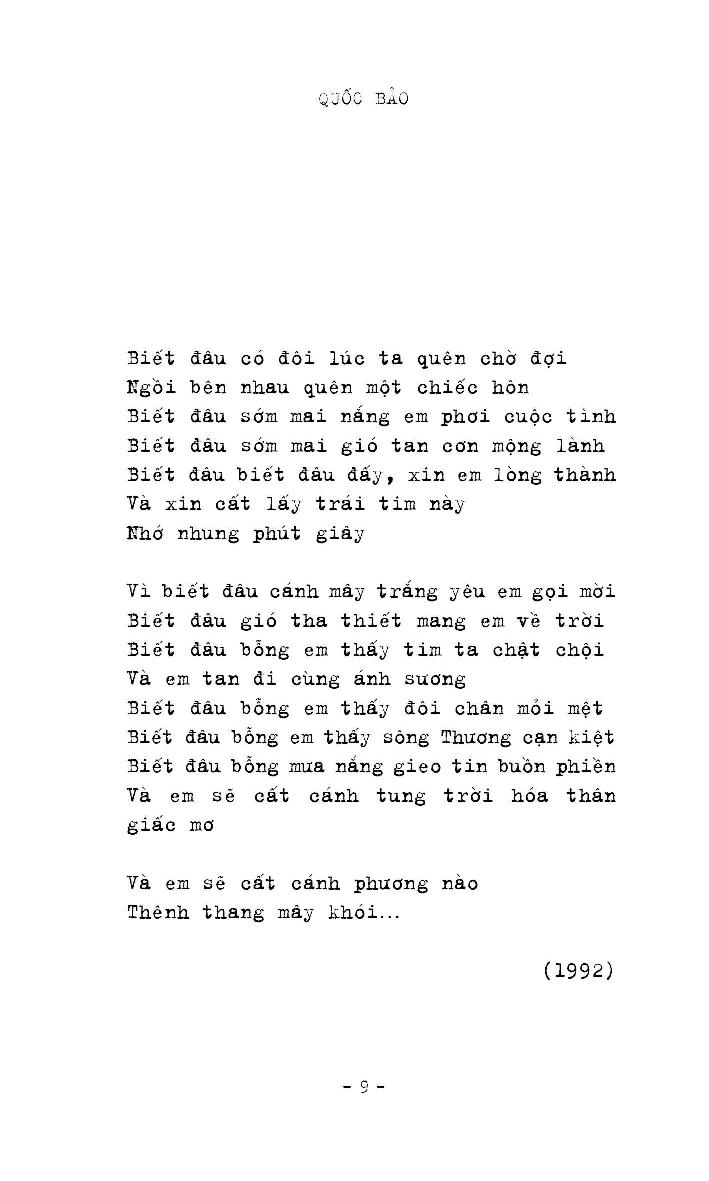 những lời bình yên