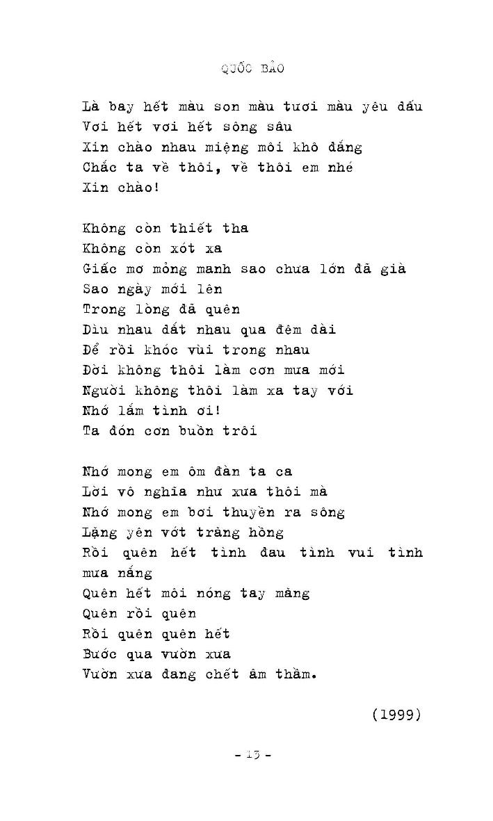 những lời bình yên