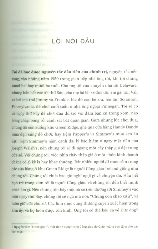 những lời hứa phải giữ - cuộc đời và sự nghiệp chính trị của tôi