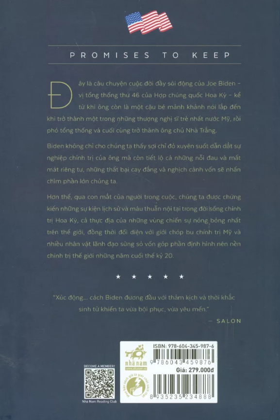 những lời hứa phải giữ - cuộc đời và sự nghiệp chính trị của tôi