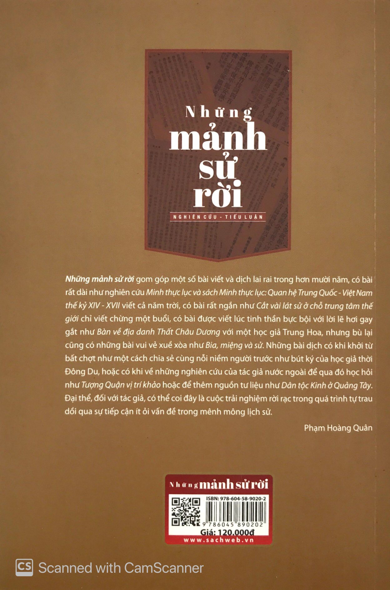 những mảnh sử rời (tái bản 2019)