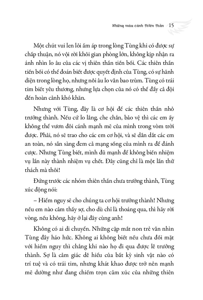 những màu cánh thiên thần