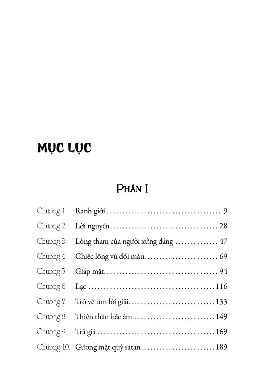 những màu cánh thiên thần