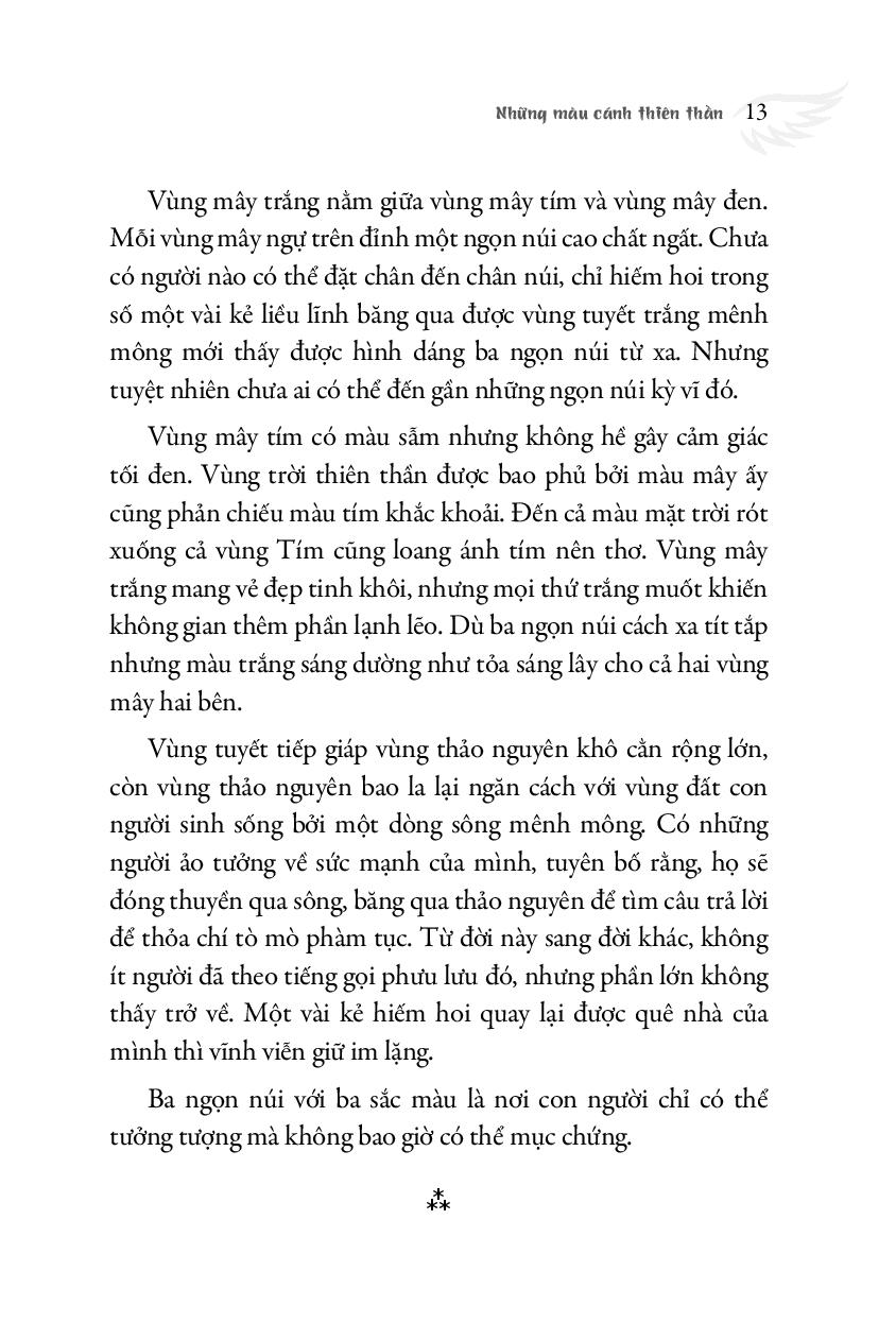 những màu cánh thiên thần