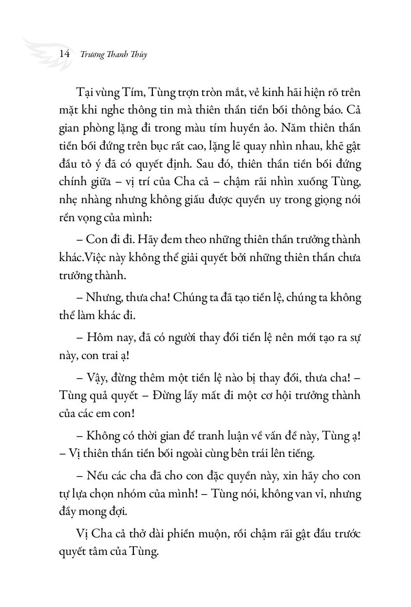 những màu cánh thiên thần