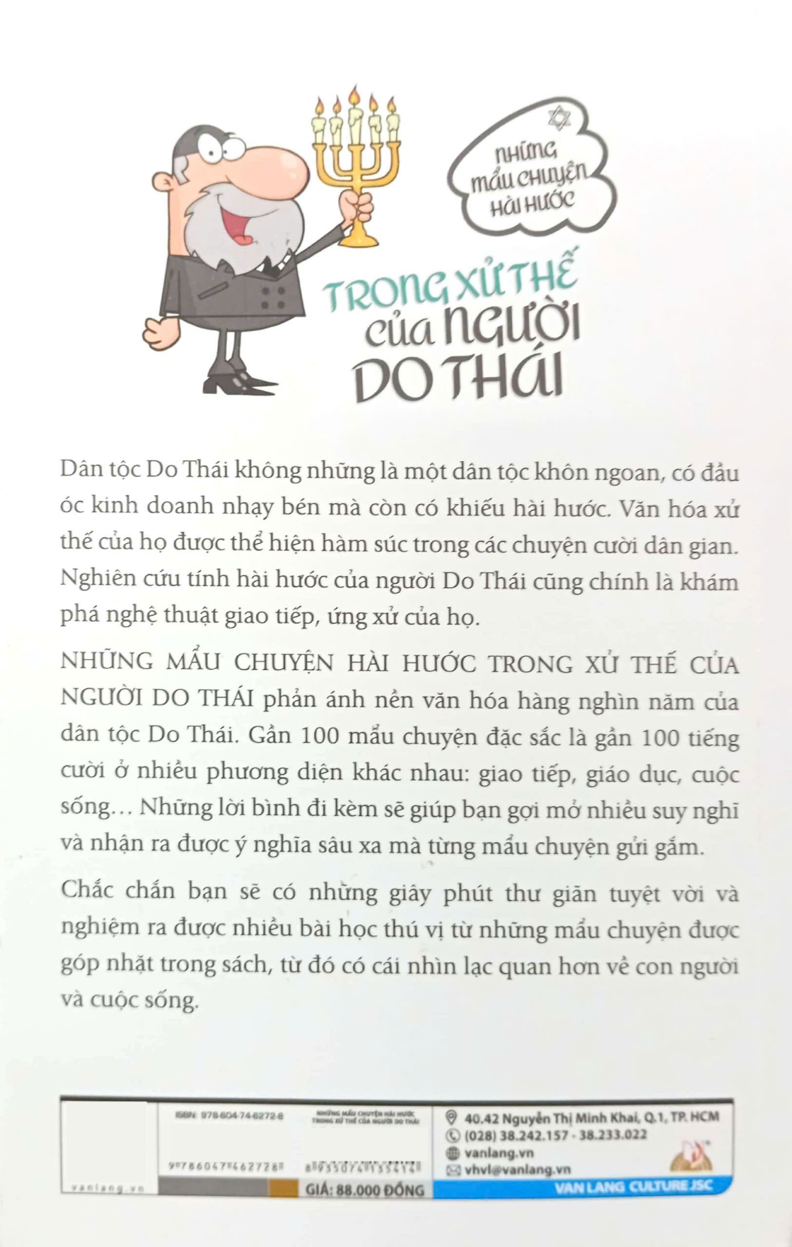 những mẫu chuyện hài hước trong xử thế của người do thái (tái bản 2024)