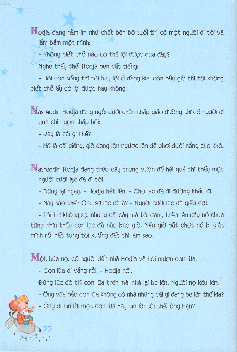 những mẩu chuyện hài hước về nasreddin hodja (tái bản 2018)