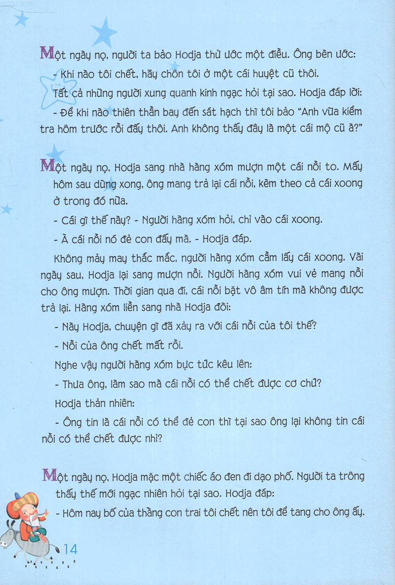 những mẩu chuyện hài hước về nasreddin hodja (tái bản 2018)