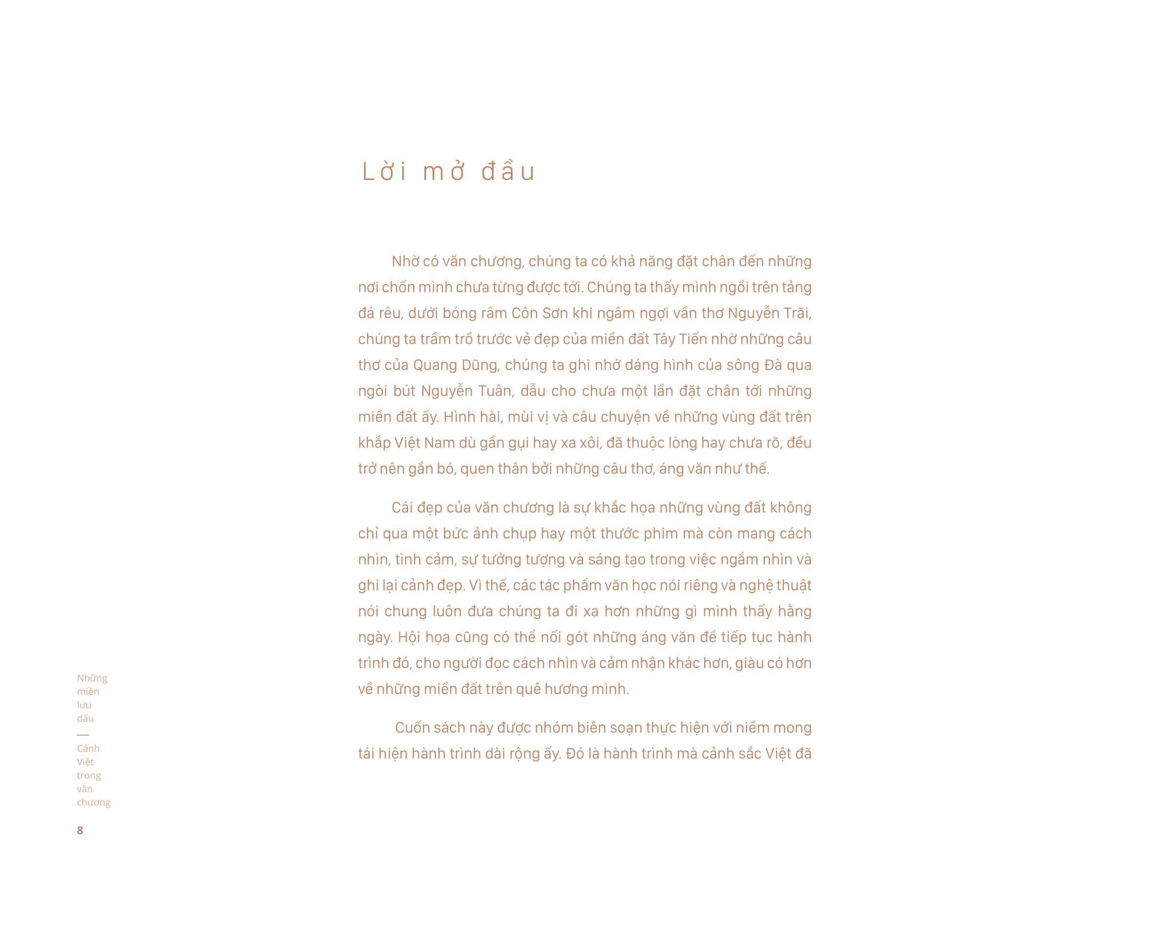 những miền lưu dấu - cảnh việt trong văn chương