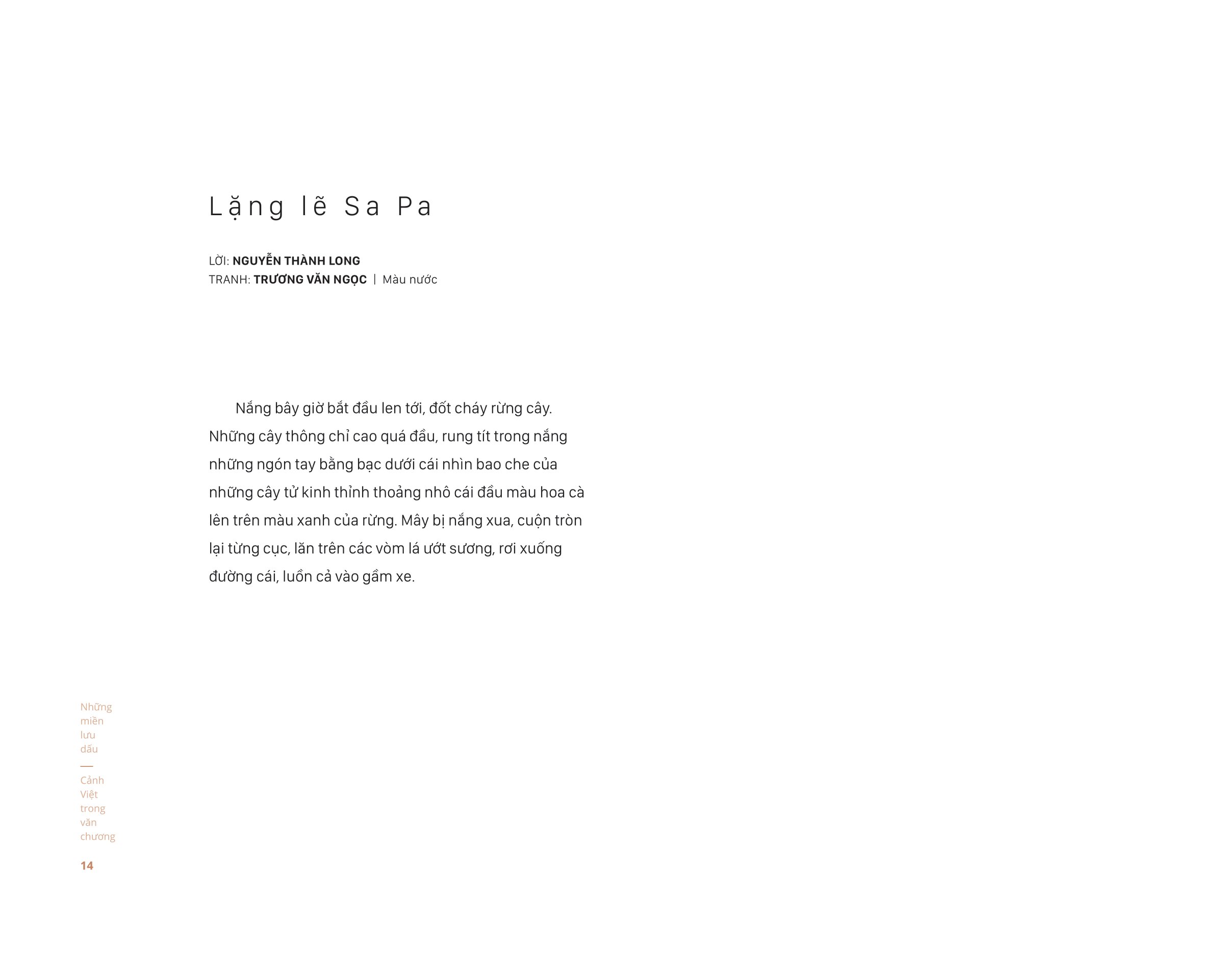 những miền lưu dấu - cảnh việt trong văn chương