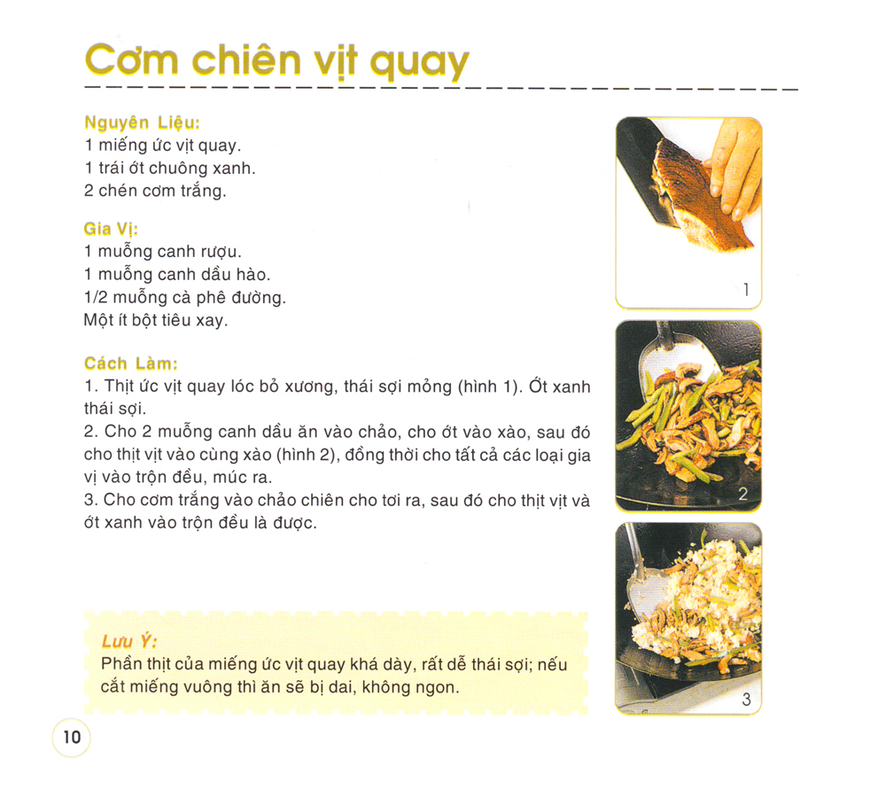 những món cơm đặc sắc (tái bản)