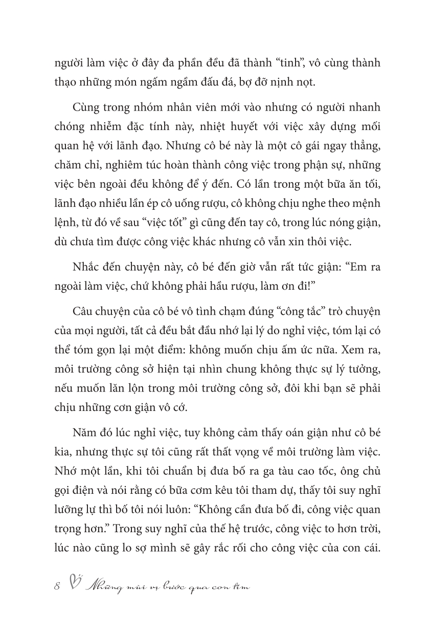 những mùi vị bước qua con tim