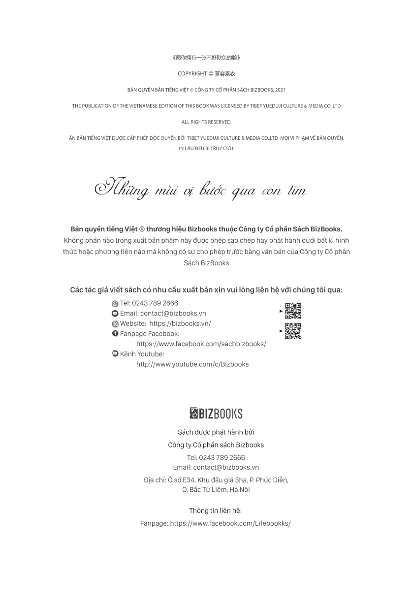 những mùi vị bước qua con tim