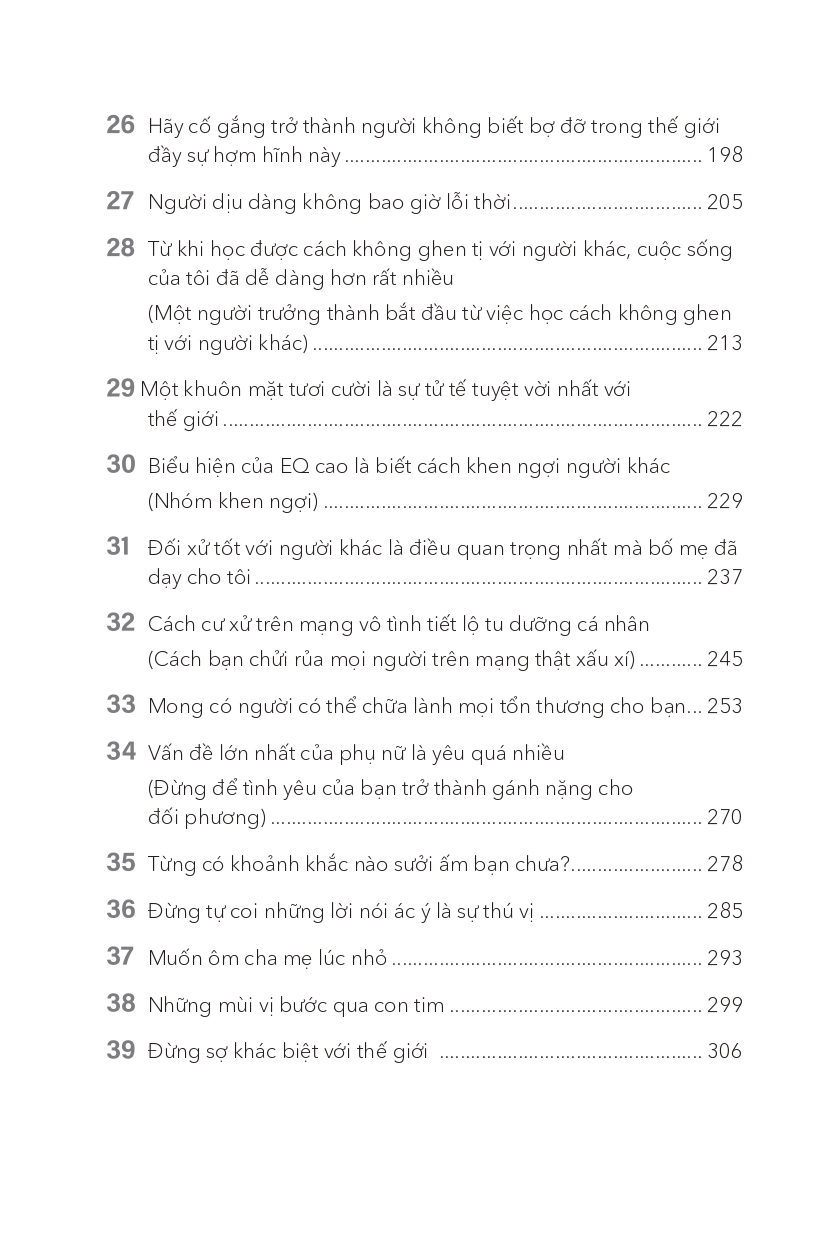 những mùi vị bước qua con tim