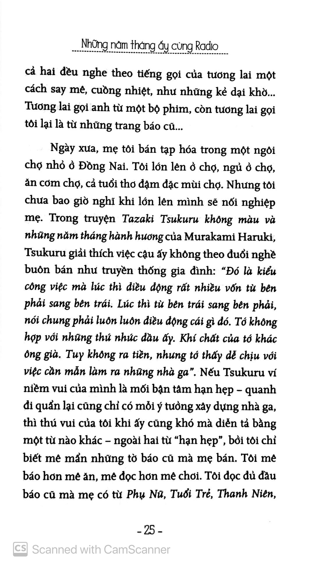 những năm tháng ấy cùng radio