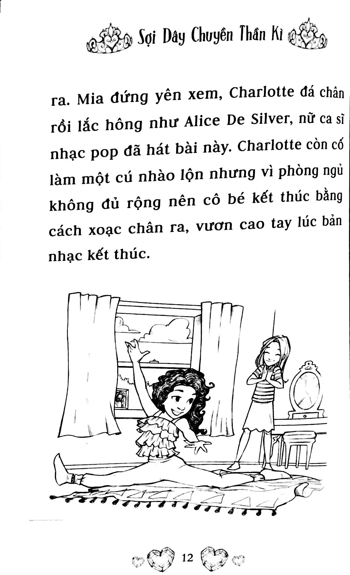 những nàng công chúa bí ẩn - sợi dây chuyền thần kỳ (sách in mực thiên nhiên)