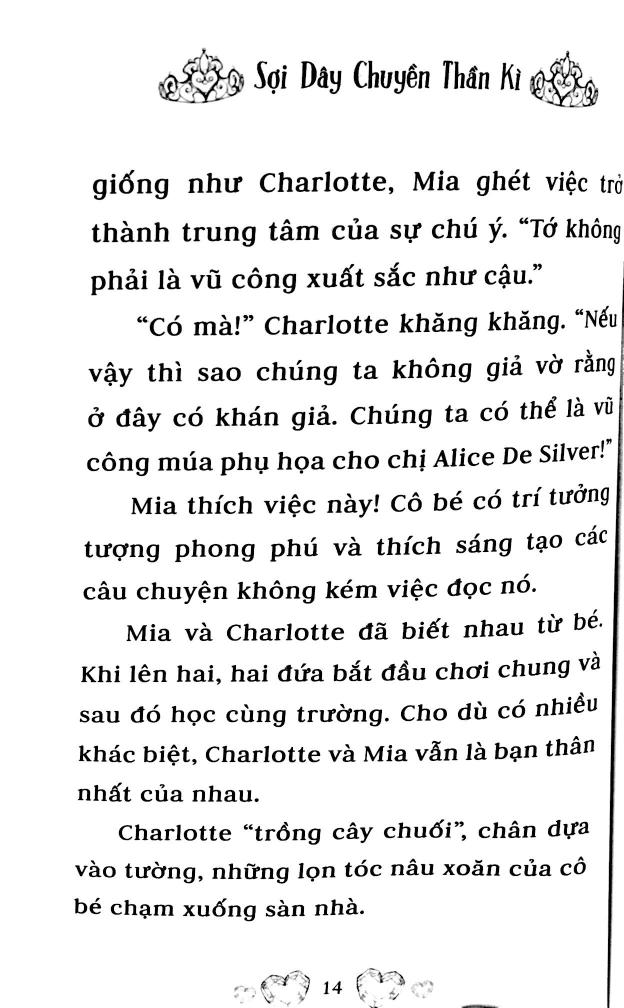 những nàng công chúa bí ẩn - sợi dây chuyền thần kỳ (sách in mực thiên nhiên)