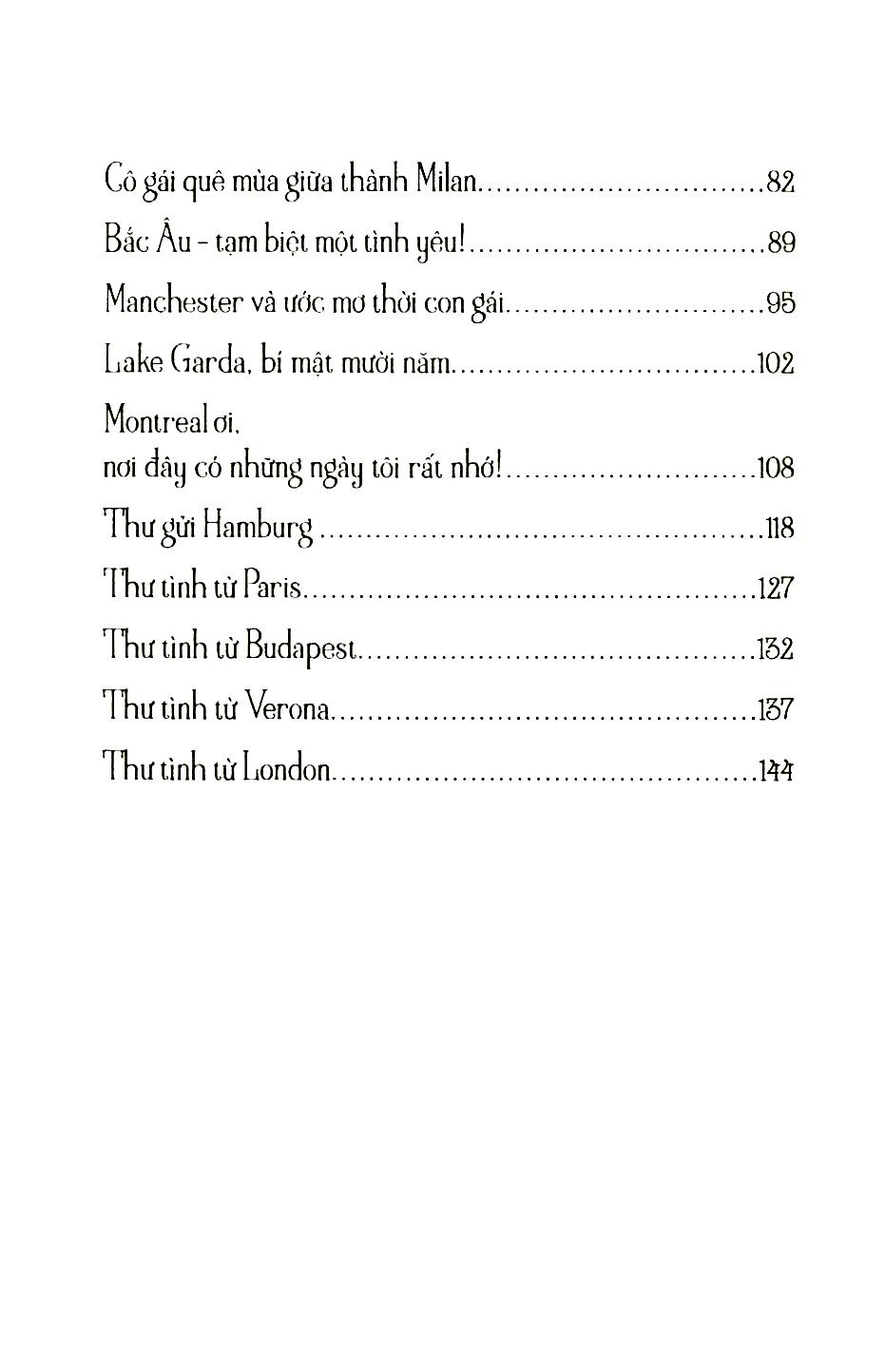 những nẻo đường yêu