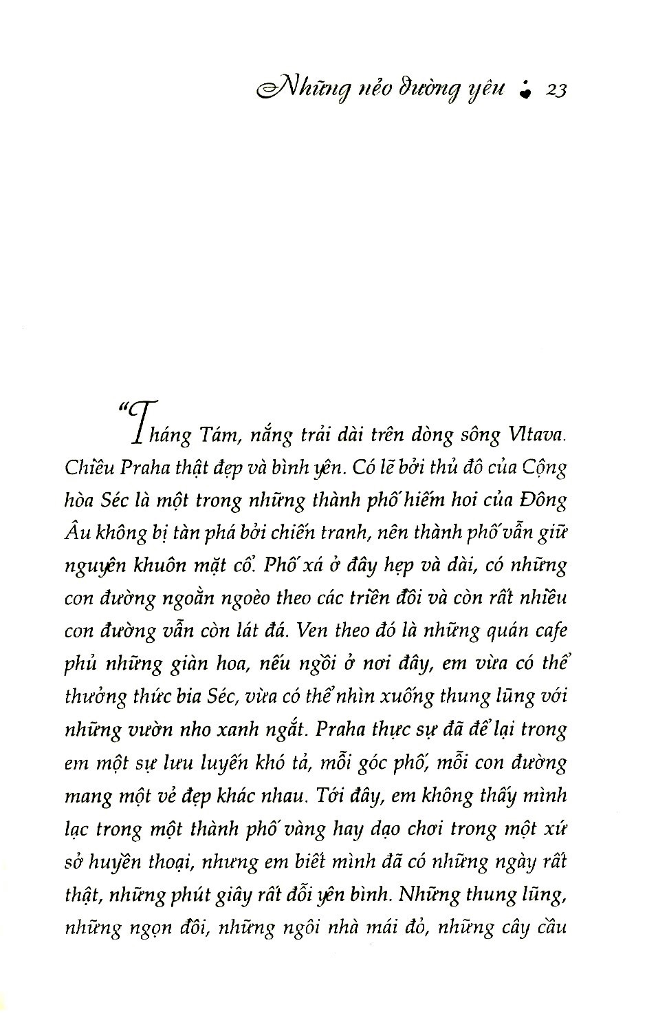 những nẻo đường yêu