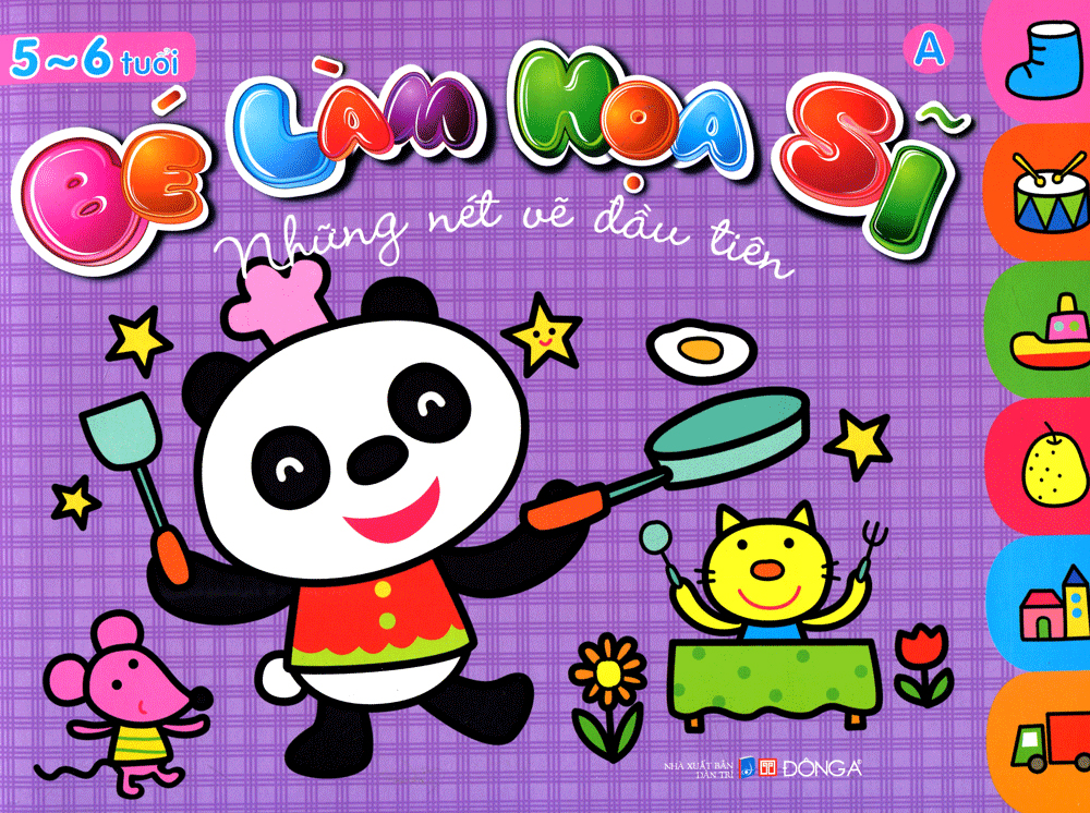 những nét vẽ đầu tiên - bé làm họa sĩ 5-6 tuổi (quyển a)