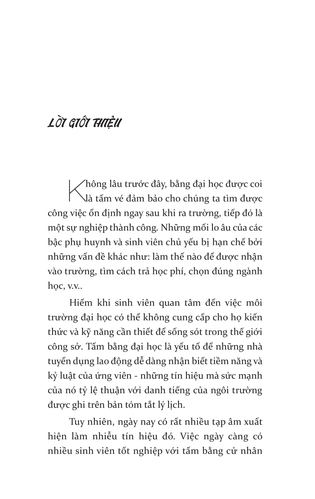 những ngã rẽ nghề nghiệp