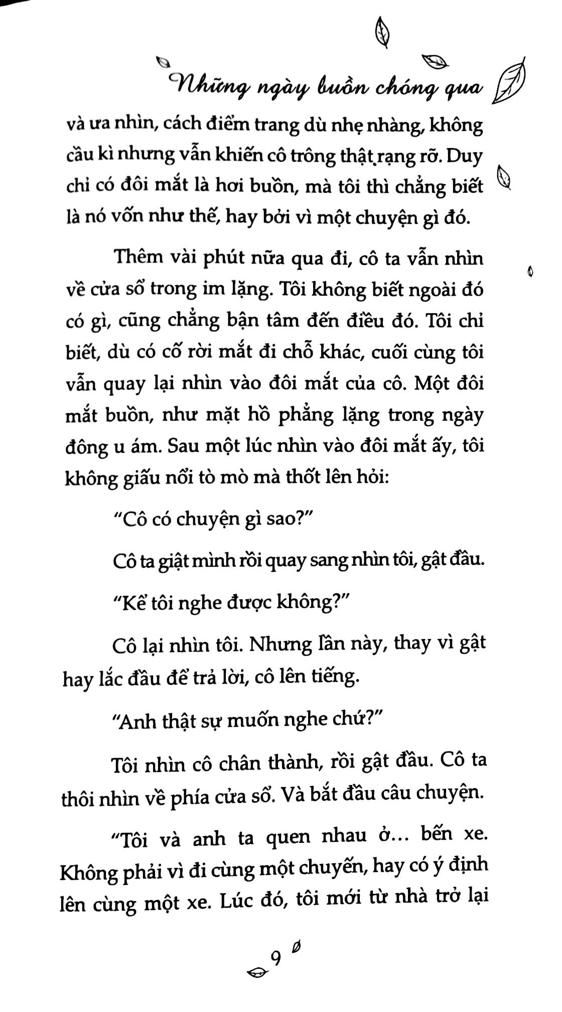 những ngày buồn chóng qua