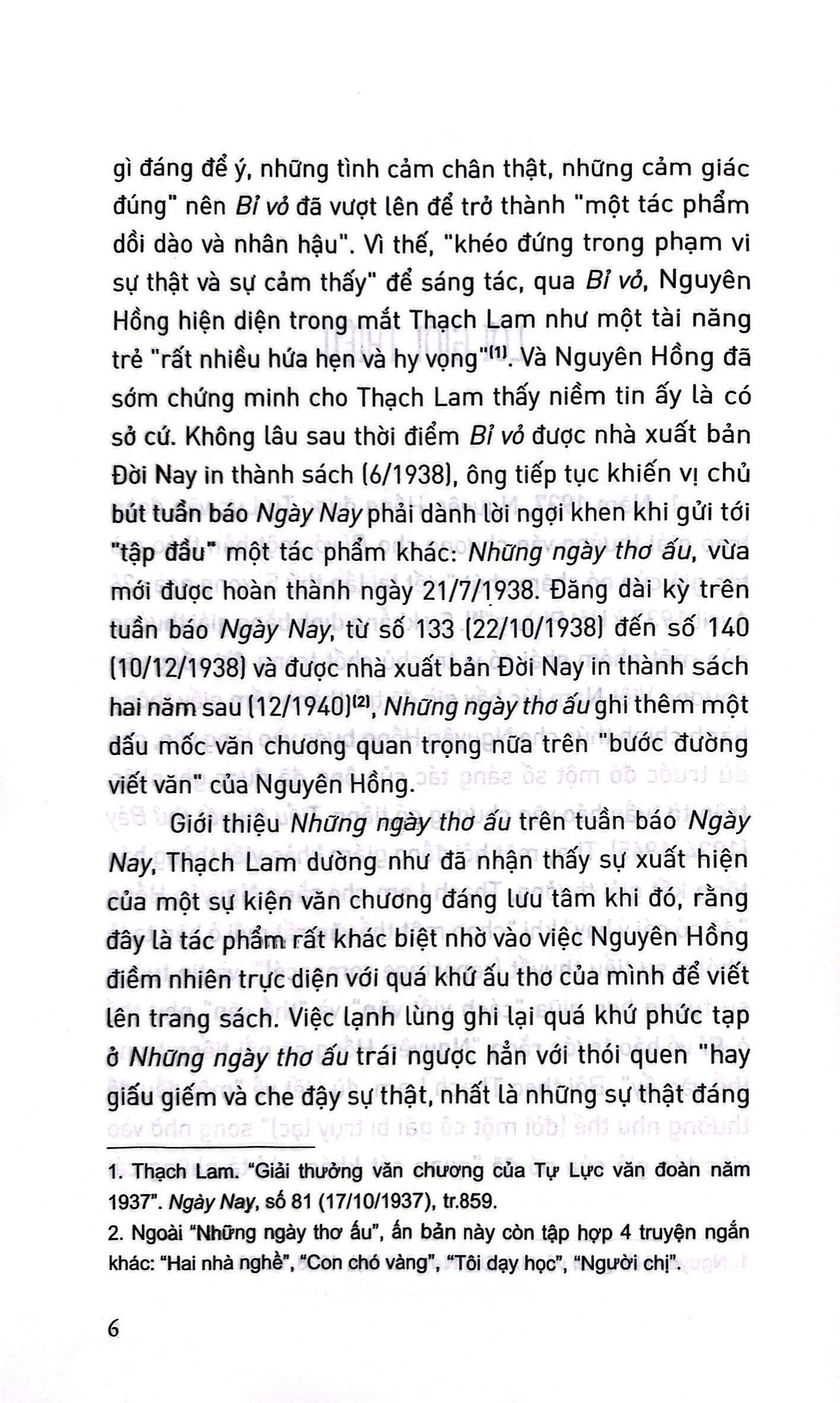 những ngày thơ ấu