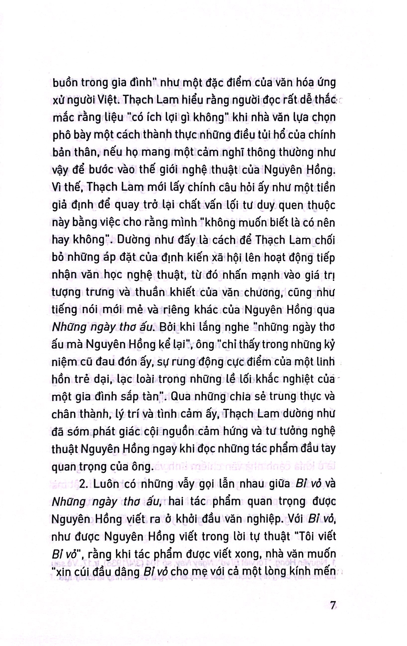 những ngày thơ ấu