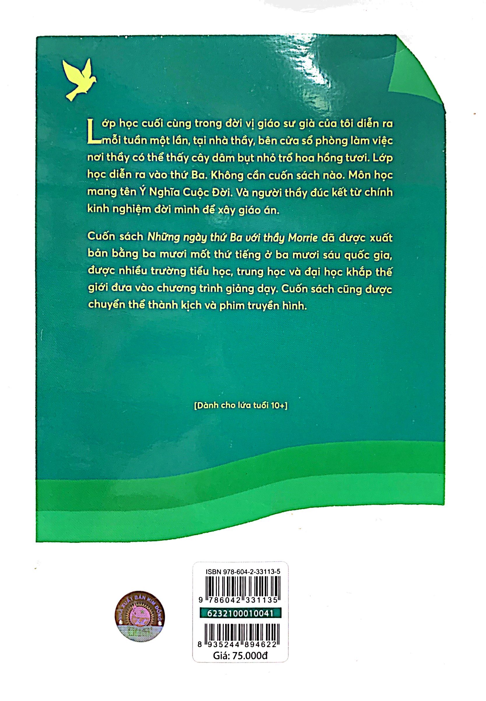 những ngày thứ ba với thầy morrie (tái bản 2023)