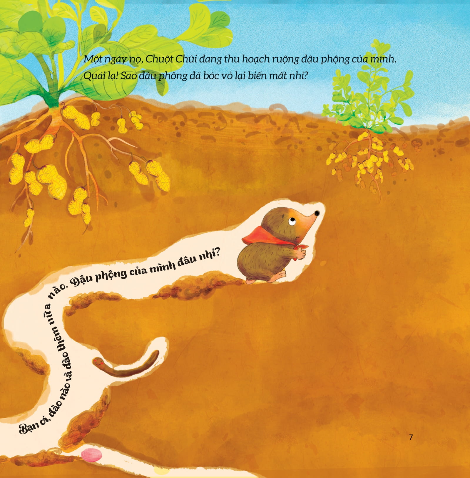 những ngón tay bận rộn - dưới lòng đất