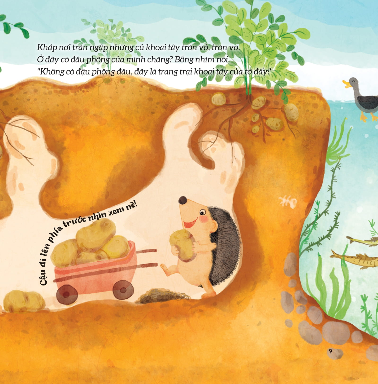 những ngón tay bận rộn - dưới lòng đất