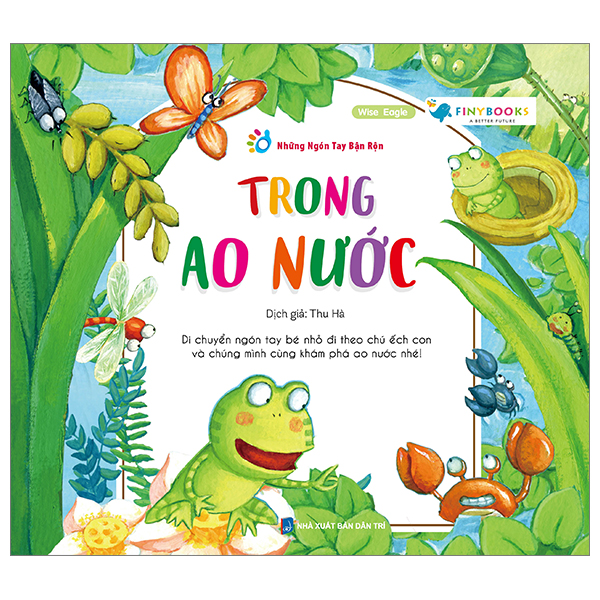 những ngón tay bận rộn - trong ao nước