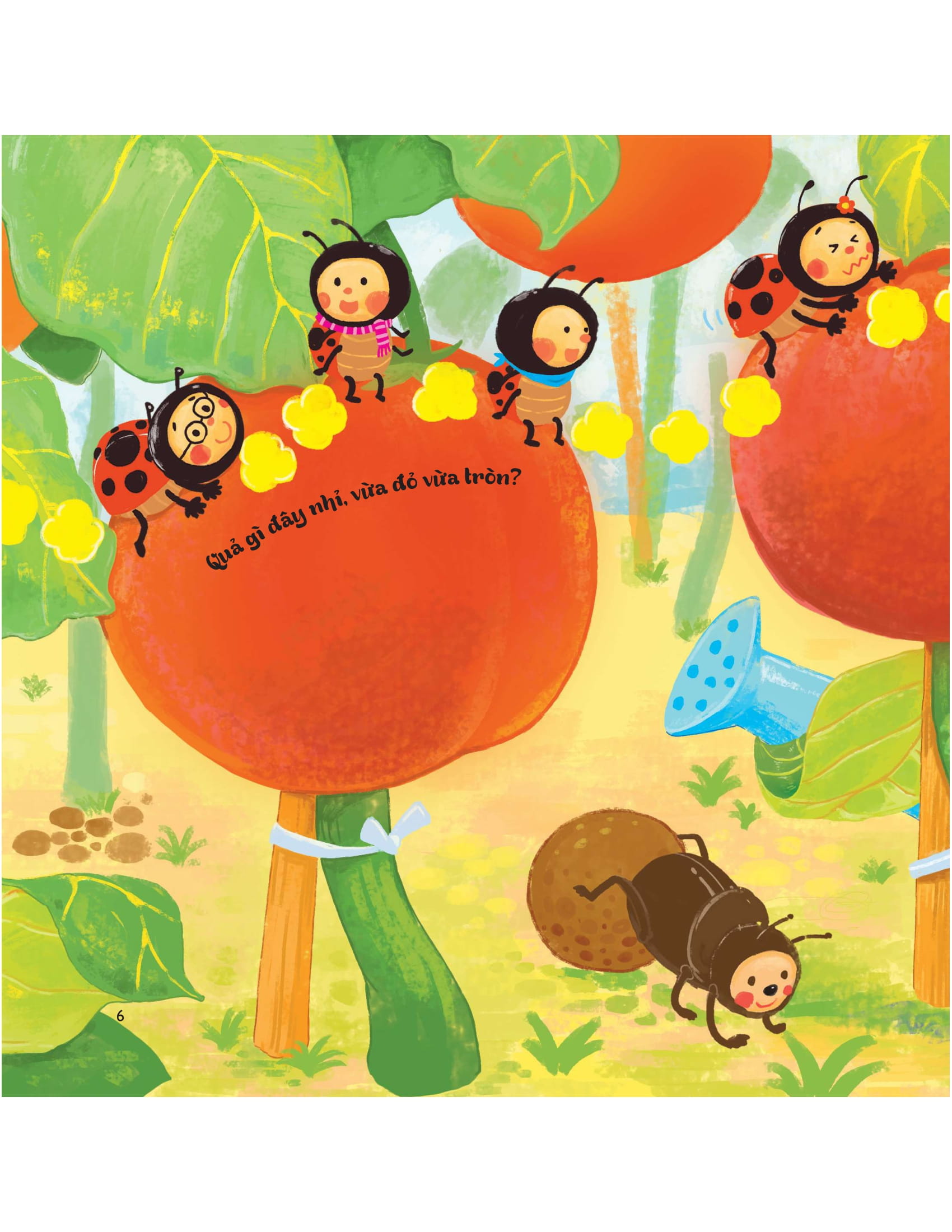 những ngón tay bận rộn - trong vườn rau