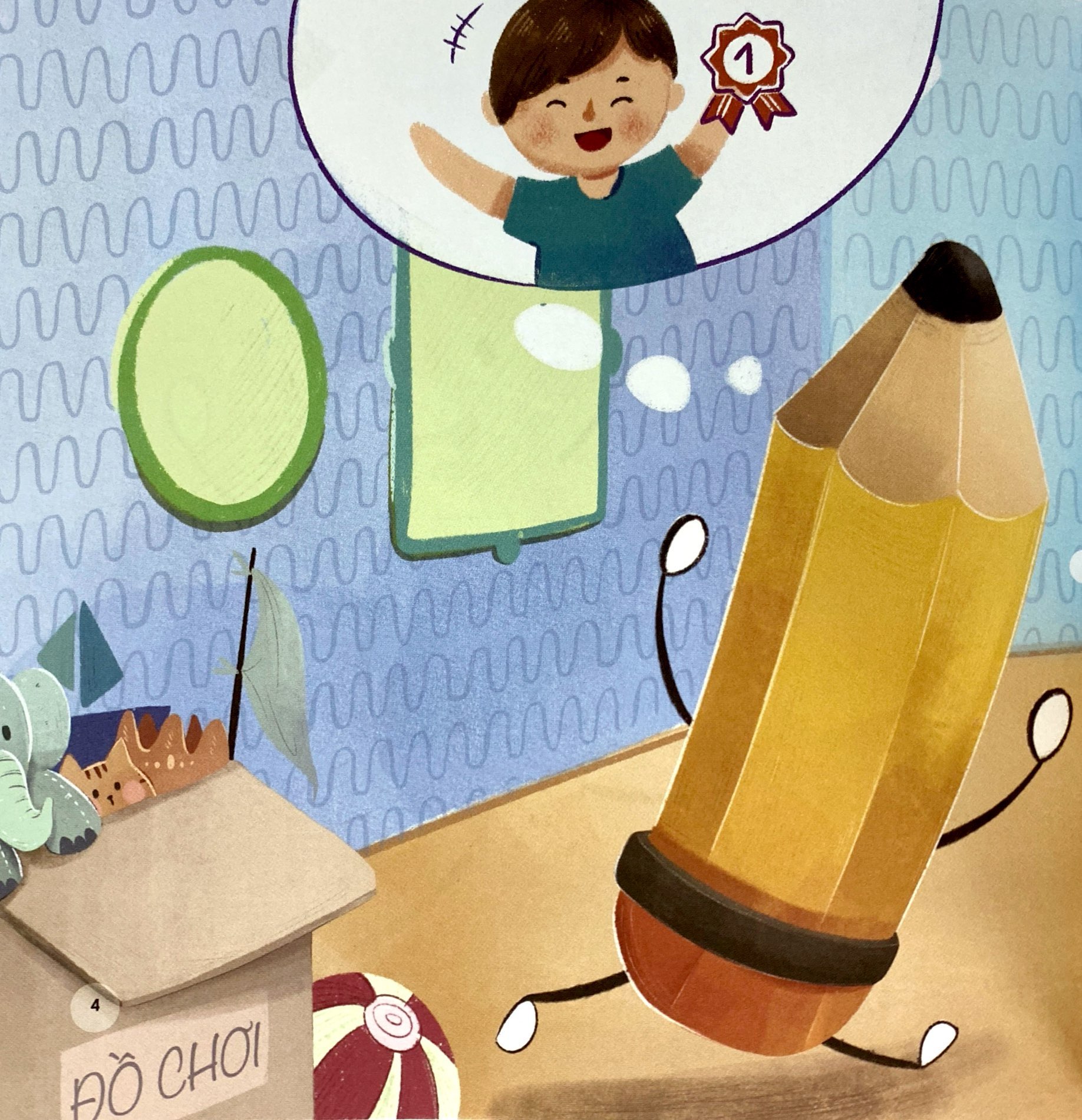 những người bạn đồ dùng học tập - bút chì vượt qua nỗi sợ