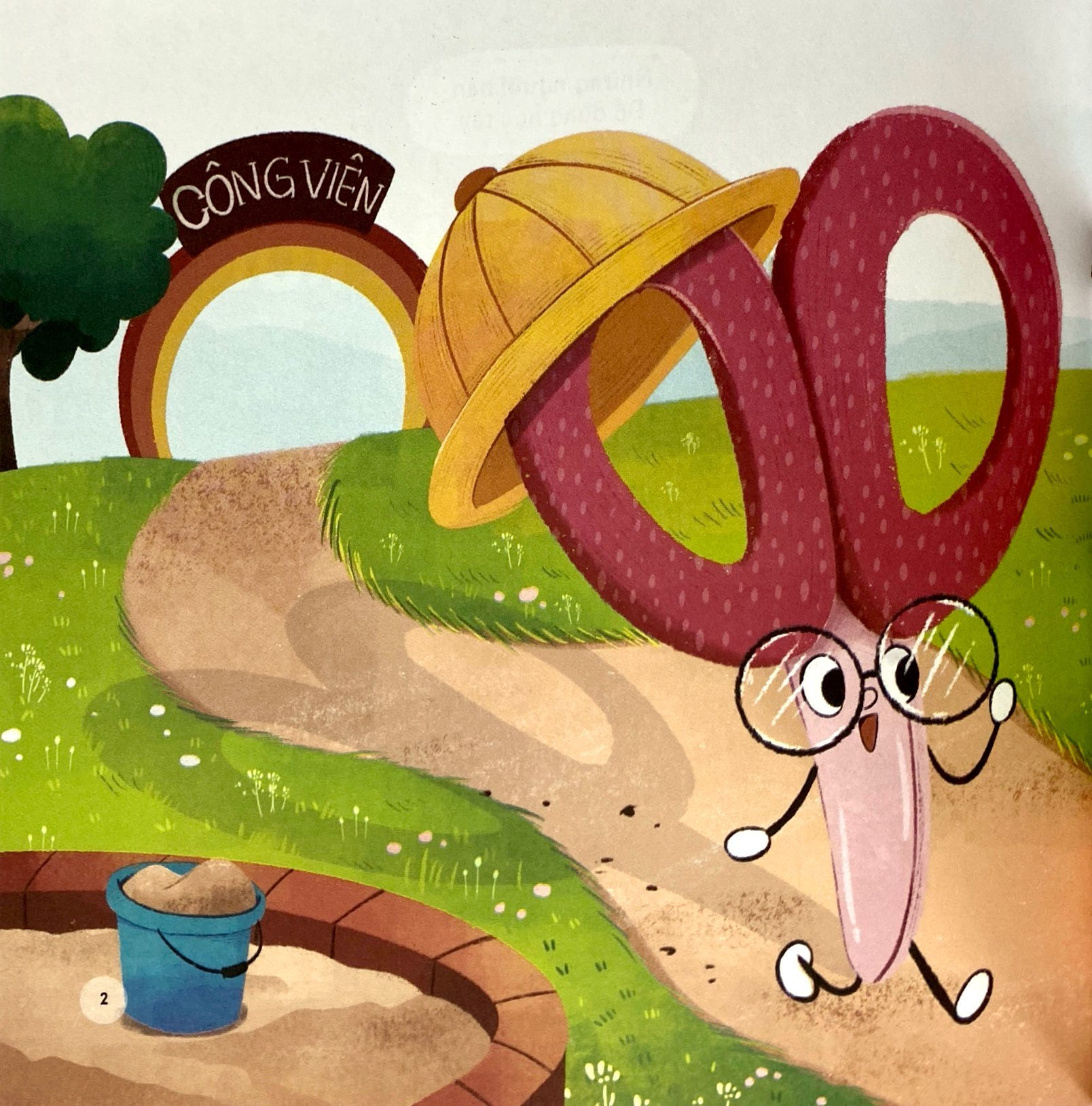 những người bạn đồ dùng học tập - chiếc nón rắc rối của kéo