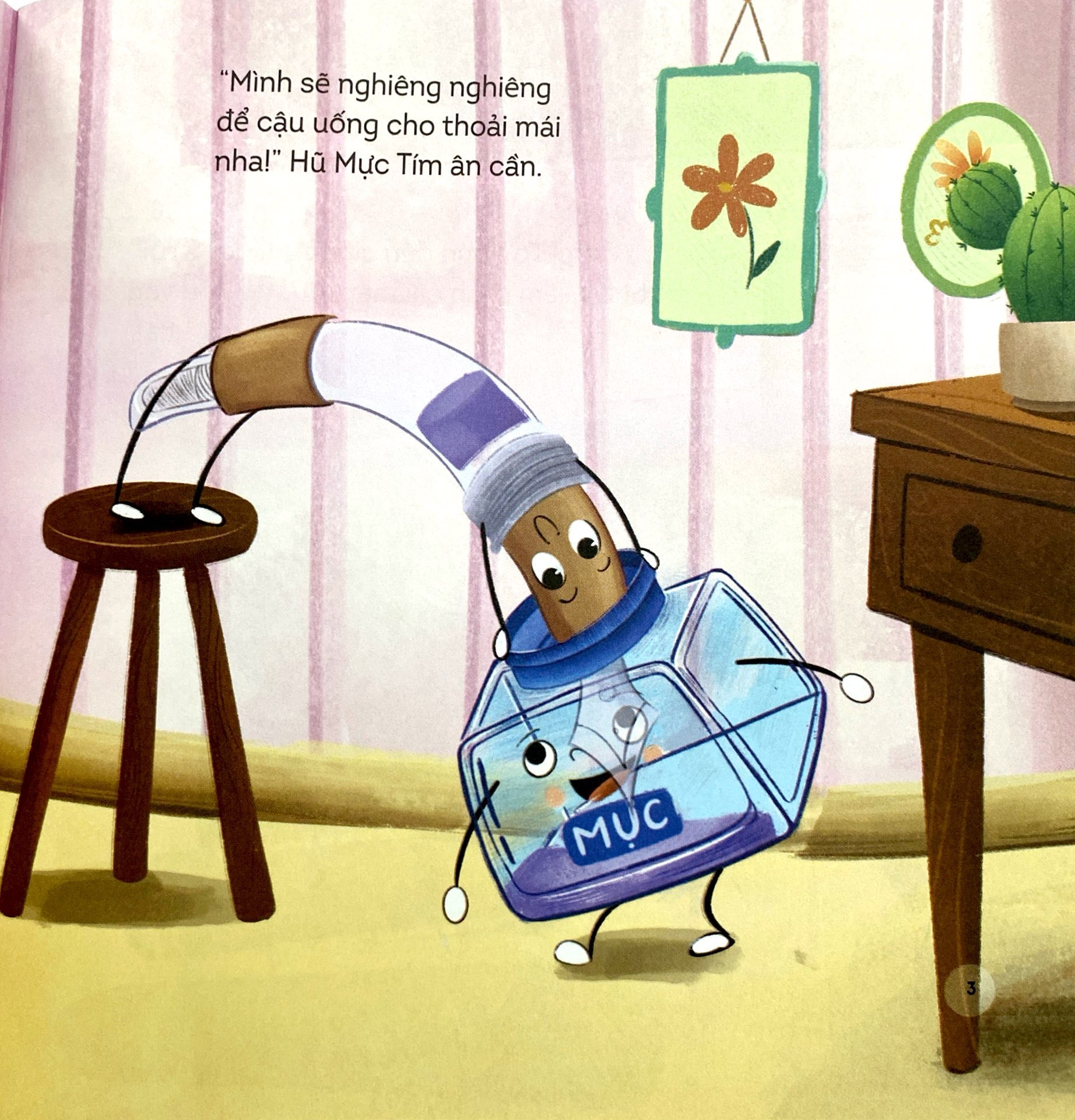 những người bạn đồ dùng học tập - chuyến đi cuối cùng của hũ mực tím