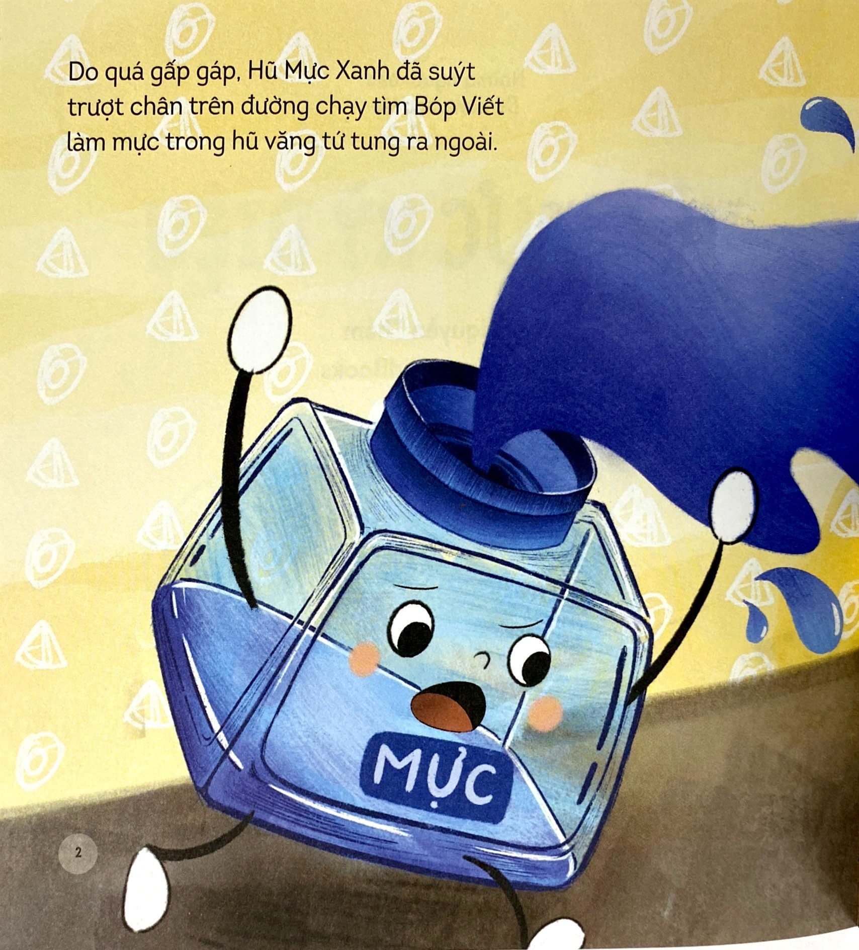 những người bạn đồ dùng học tập - vết mực kỳ diệu