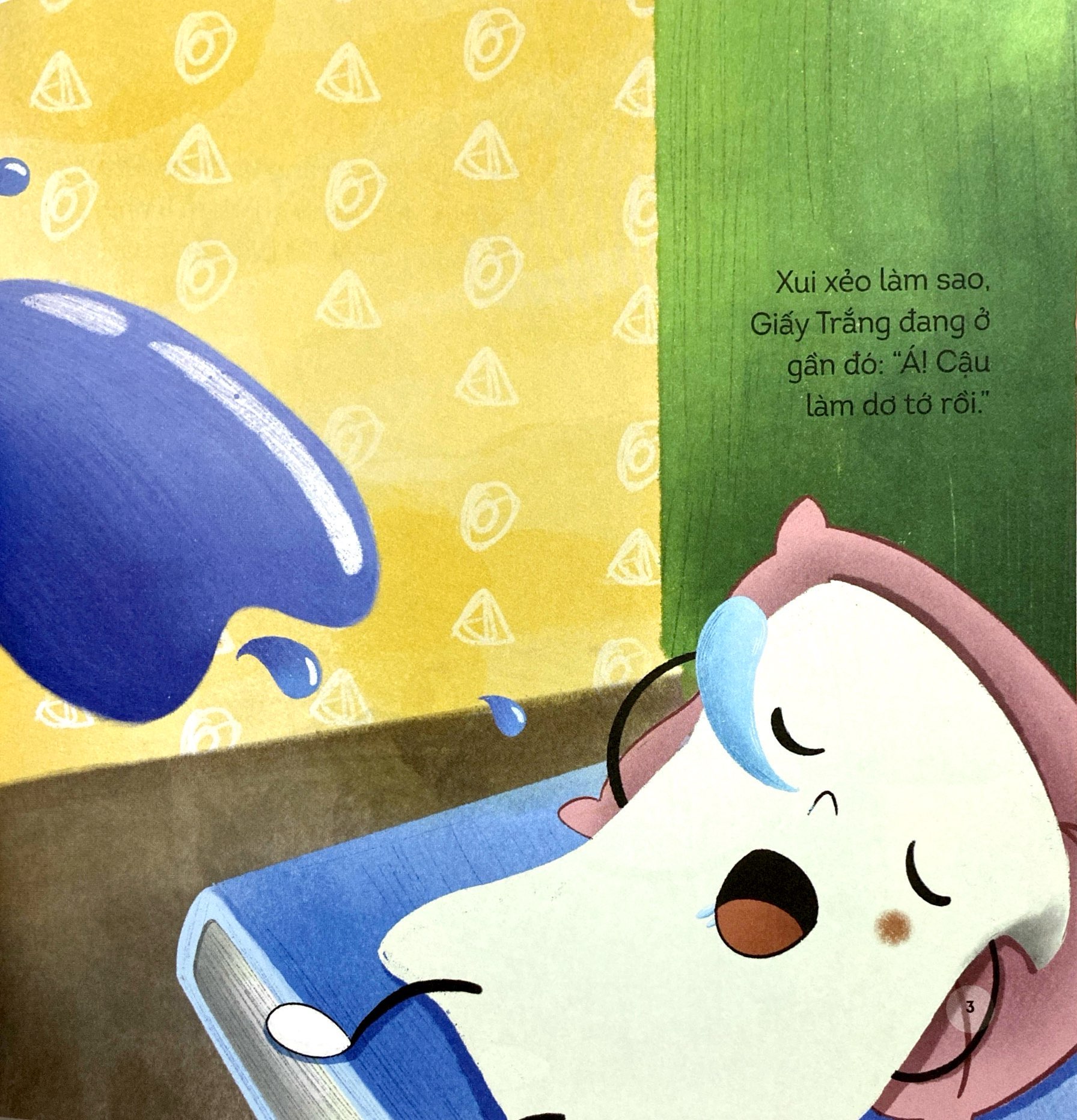 những người bạn đồ dùng học tập - vết mực kỳ diệu