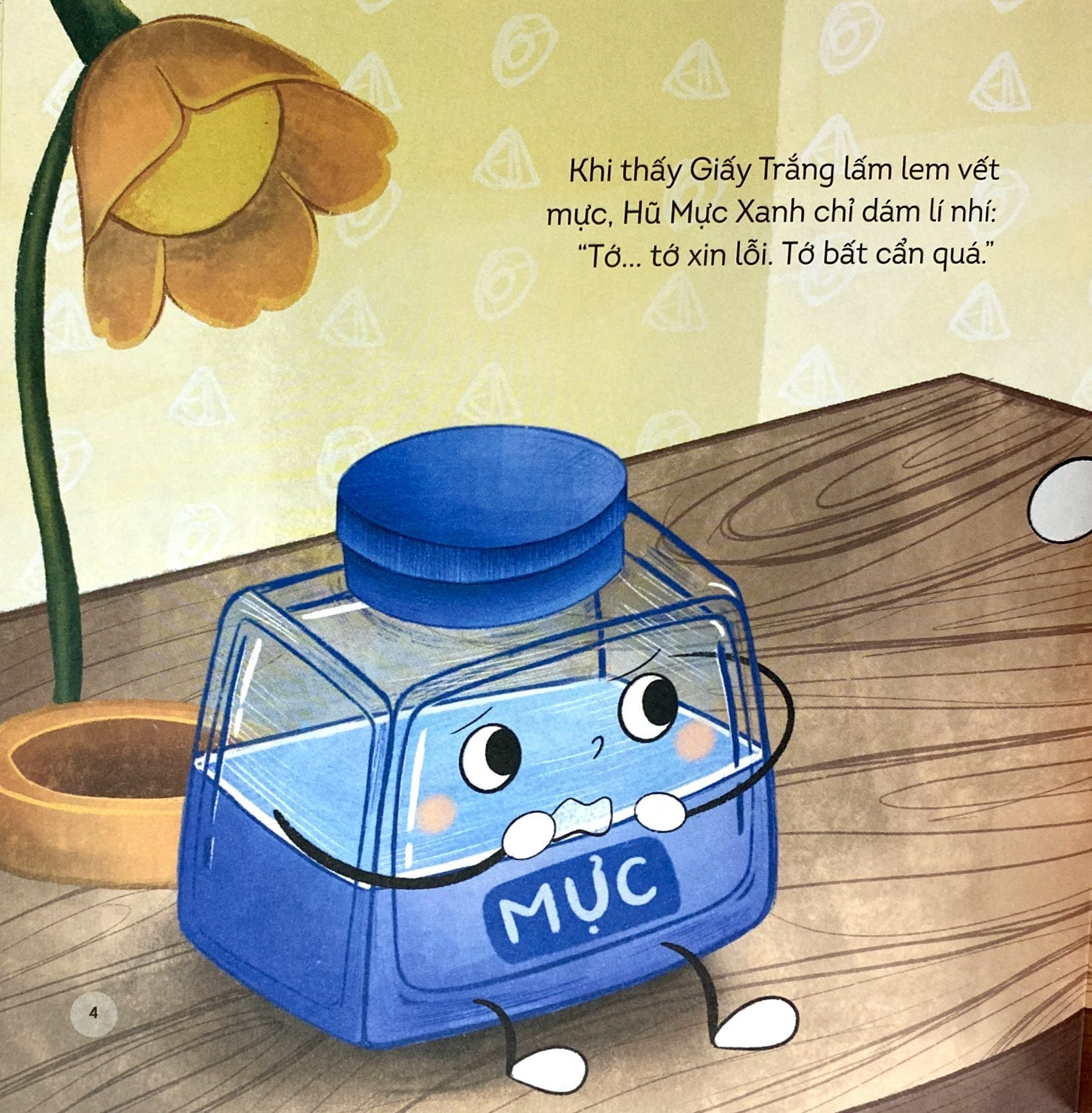 những người bạn đồ dùng học tập - vết mực kỳ diệu