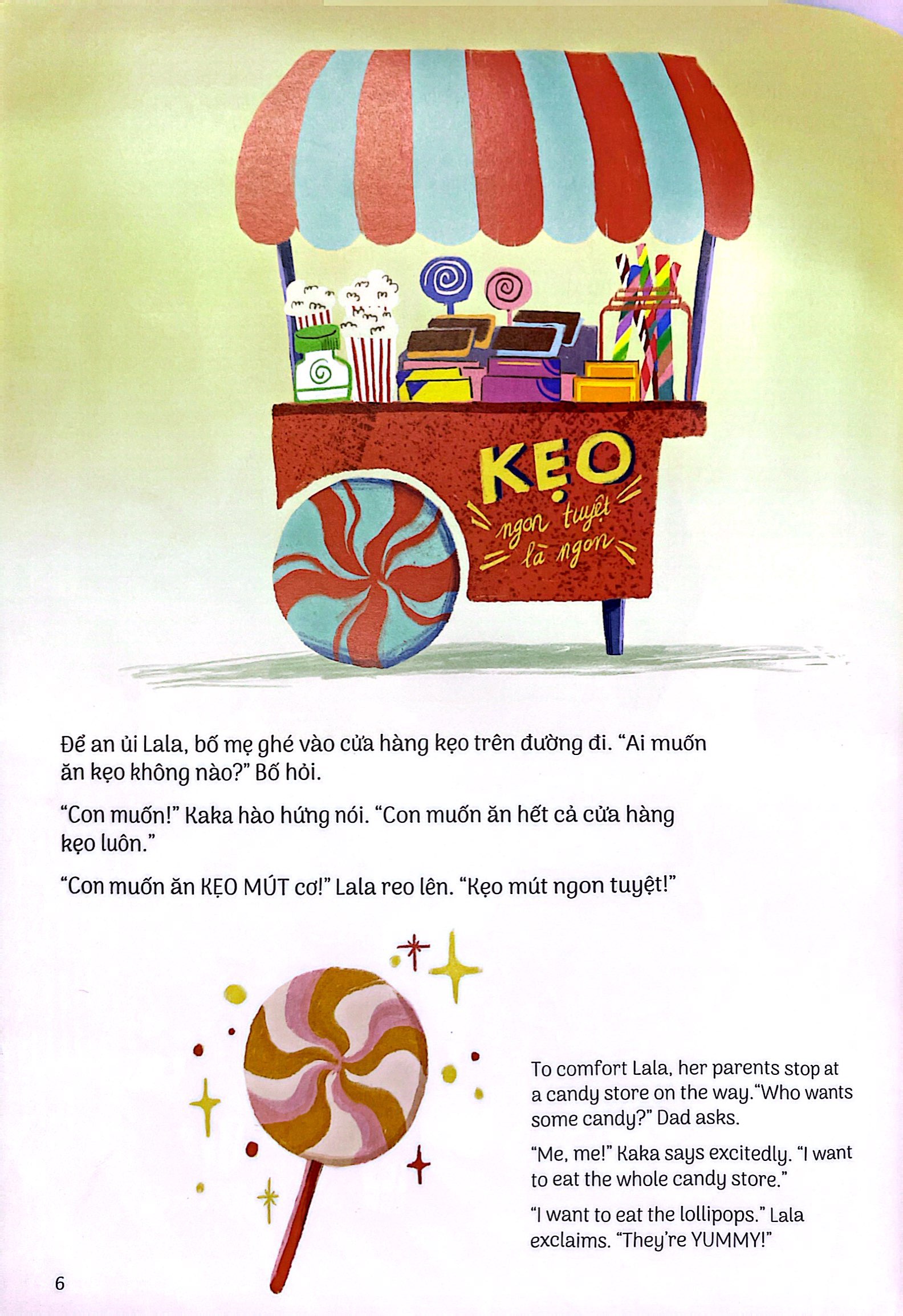 những người bạn kì diệu - chú sư tử kẹo mút - tầm quan trọng của việc xử lí nỗi sợ - the lollylion - the importance of handling fear