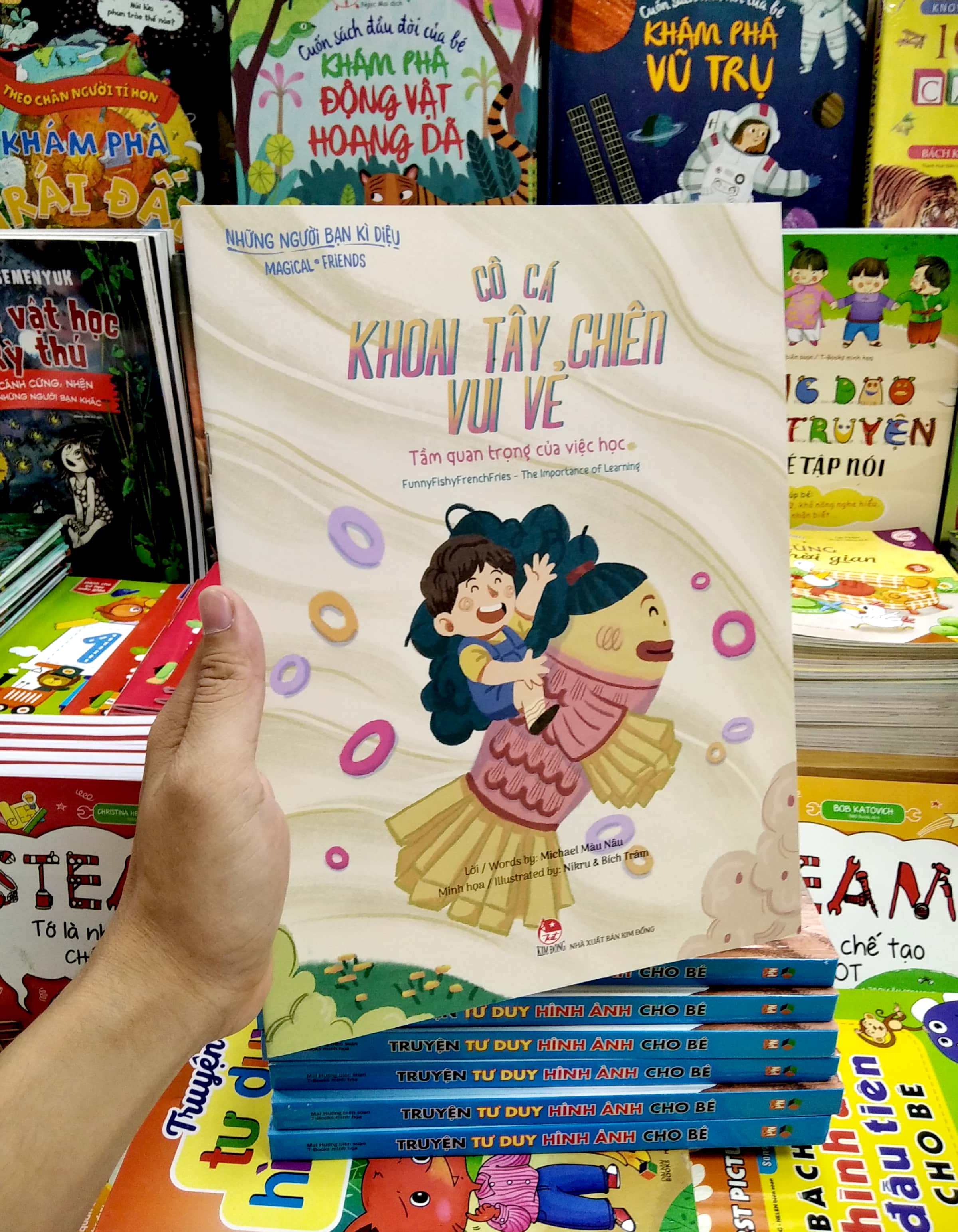 những người bạn kì diệu - cô cá khoai tây chiên vui vẻ - tầm quan trọng của việc học - funny fishy frenchfries - the importance of learning