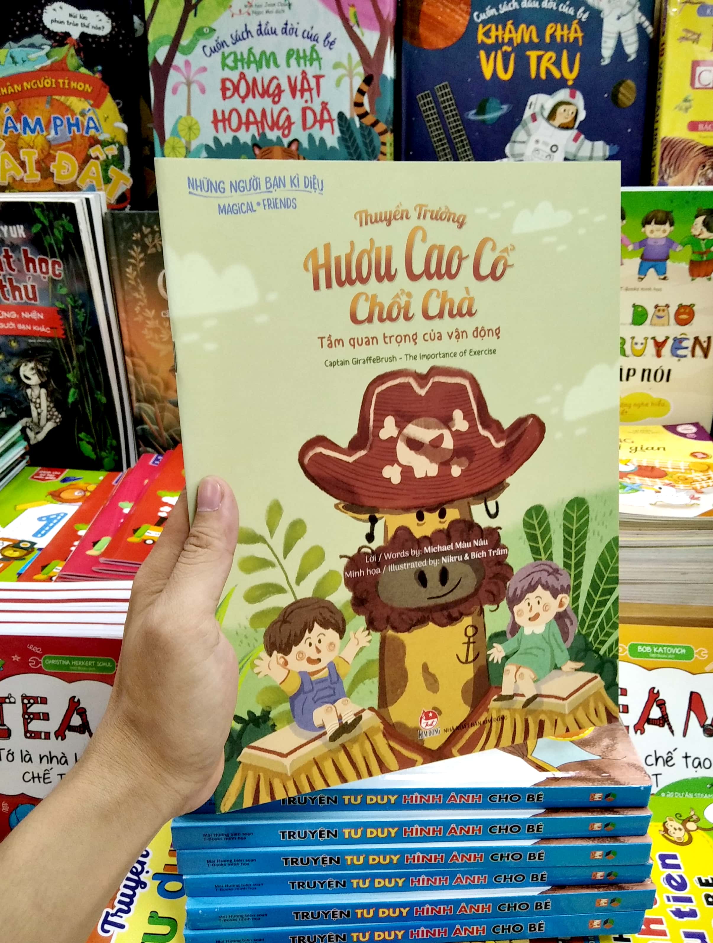 những người bạn kì diệu - thuyền trưởng hươu cao cổ chổi chà - tầm quan trọng của vận động - captain giraffebrush - the importance of exercise