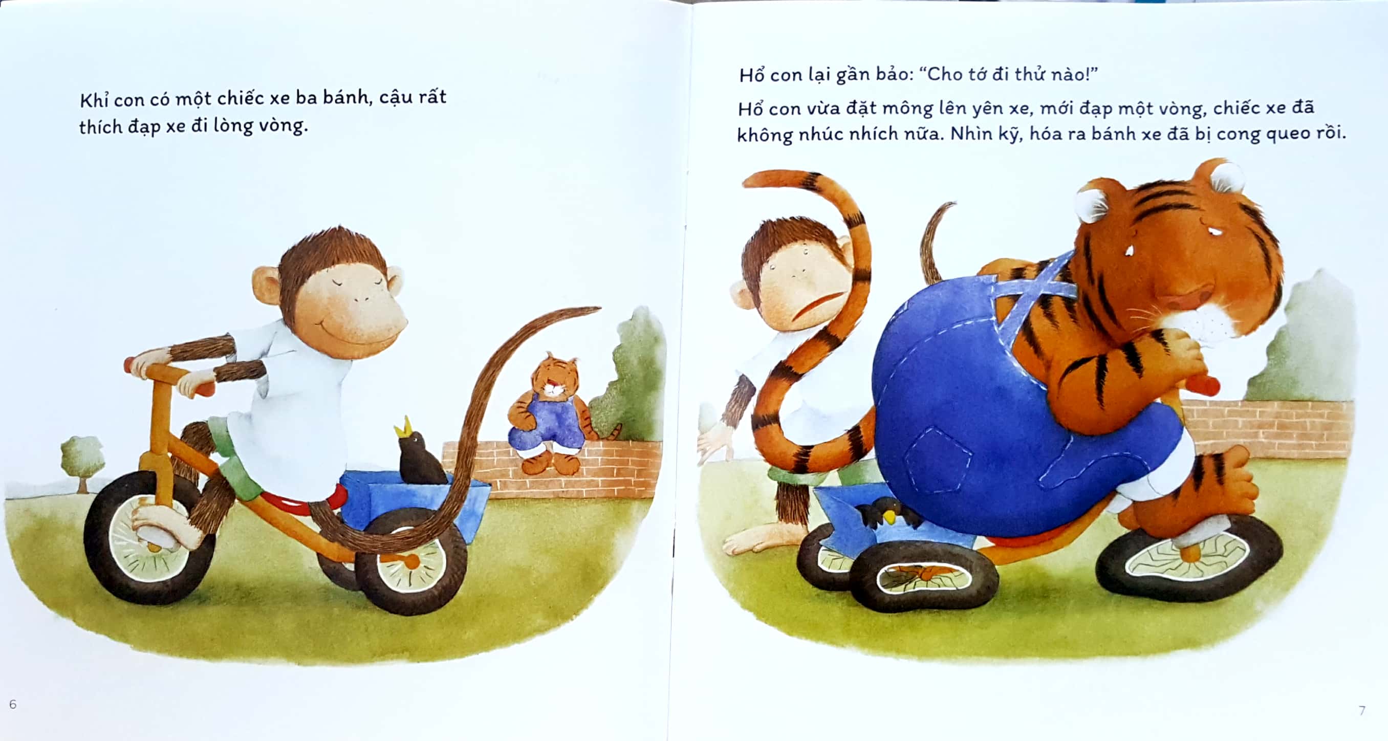 những người bạn ngộ nghĩnh - hổ con mông to