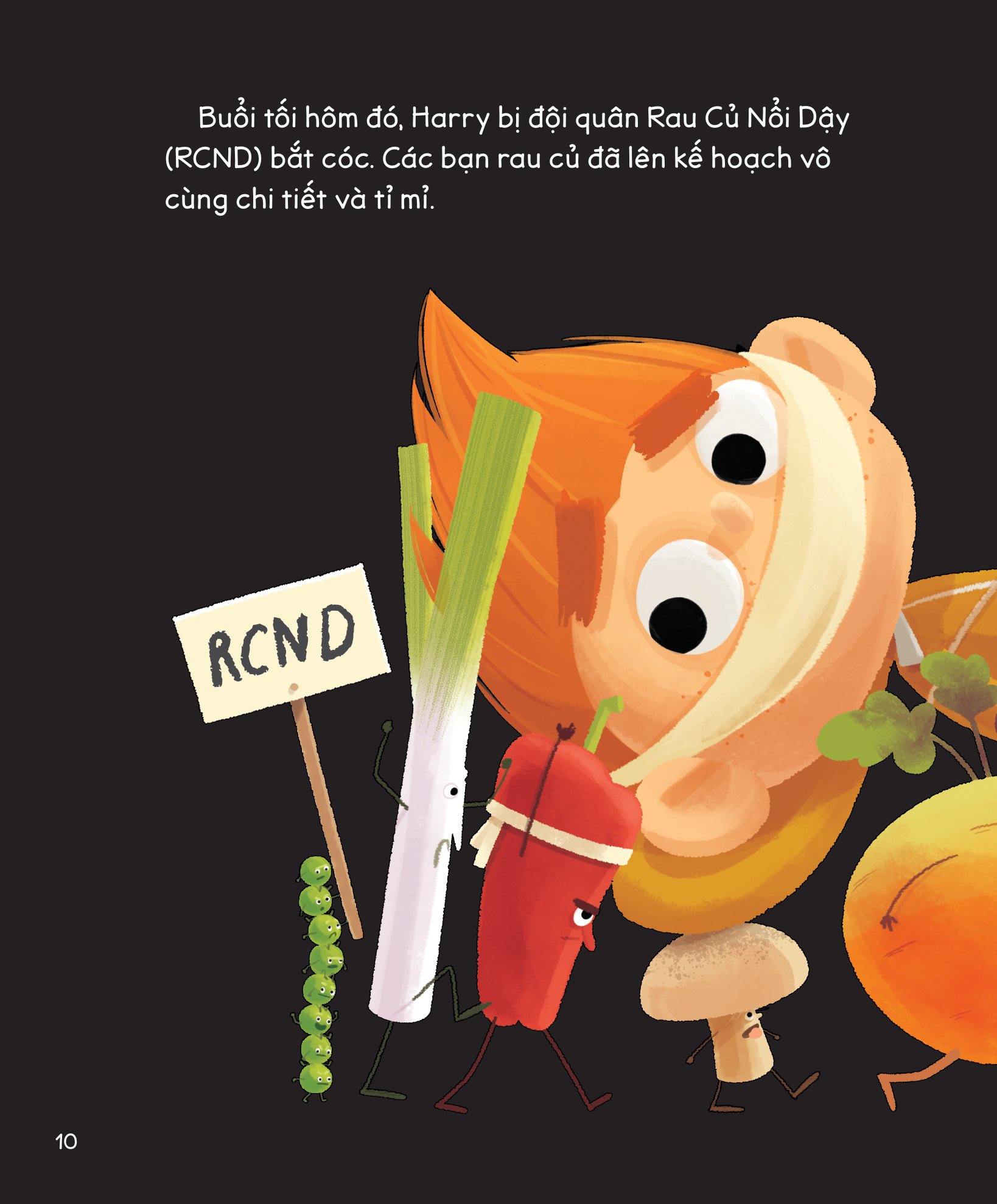 những người bạn rau củ - con yêu, đừng sợ rau xanh!