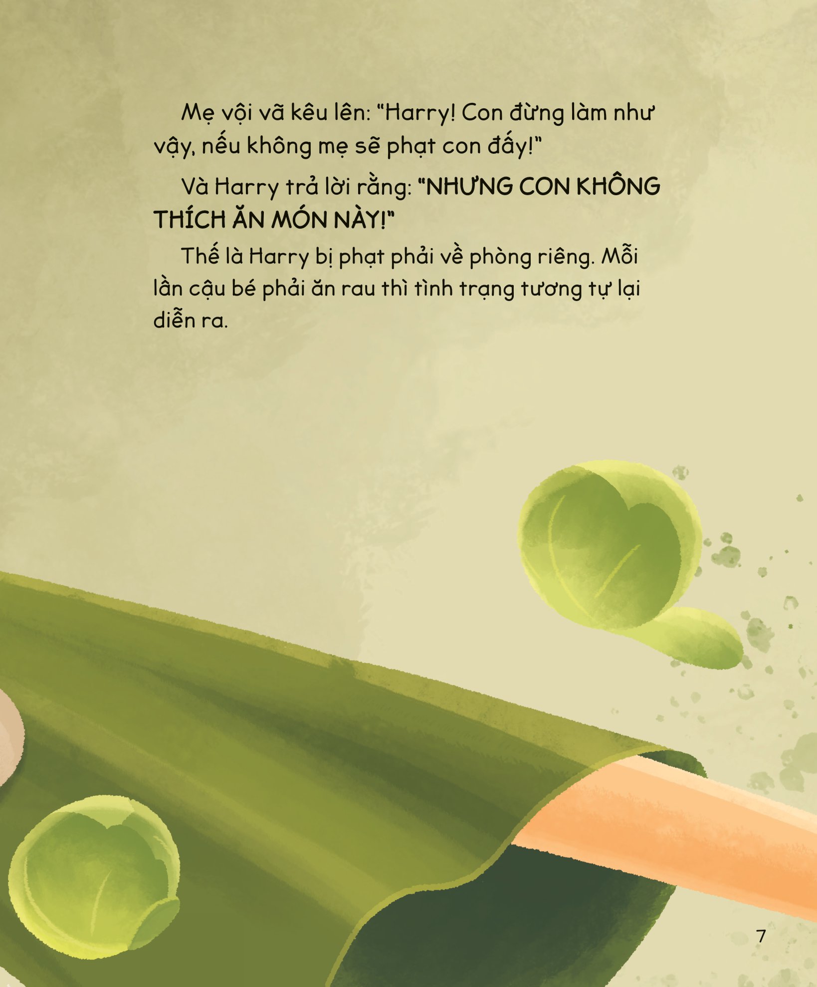 những người bạn rau củ - con yêu, đừng sợ rau xanh!