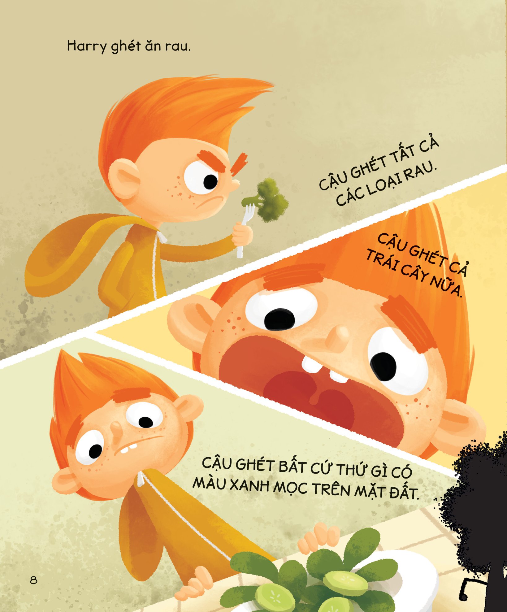 những người bạn rau củ - con yêu, đừng sợ rau xanh!